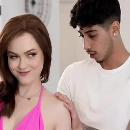 Redhead StepSister and her younger arabic brother